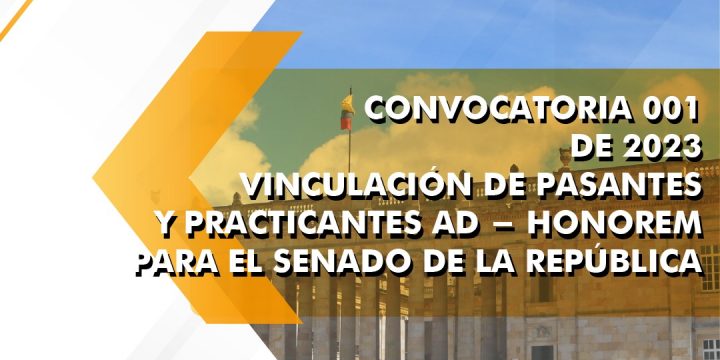 CONVOCATORIA 001 DE 2023