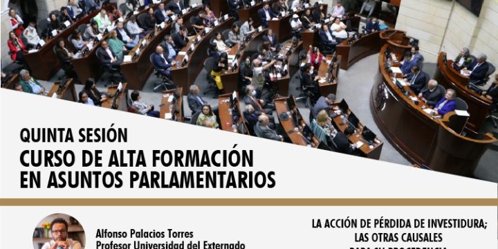 XXVl CURSO DE ALTA FORMACIÓN EN ESTUDIOS PARLAMENTARIOS – SESIÓN V