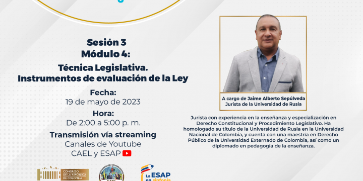 XXXVI CURSO DE ALTA FORMACIÓN EN PROCEDIMIENTO Y TÉCNICA LEGISLATIVA – SESIÓN IlI MÓDULO 4