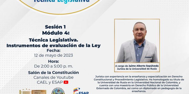 XXXlV CURSO DE ALTA FORMACIÓN EN PROCEDIMIENTO Y TÉCNICA LEGISLATIVA – SESIÓN I MÓDULO 4