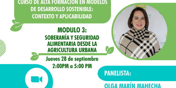 XXXVIl CURSO DE ALTA FORMACIÓN EN MODELOS DE DESARROLLO SOSTENIBLE: CONTEXTO Y APLICABILIDAD MODULO 3.